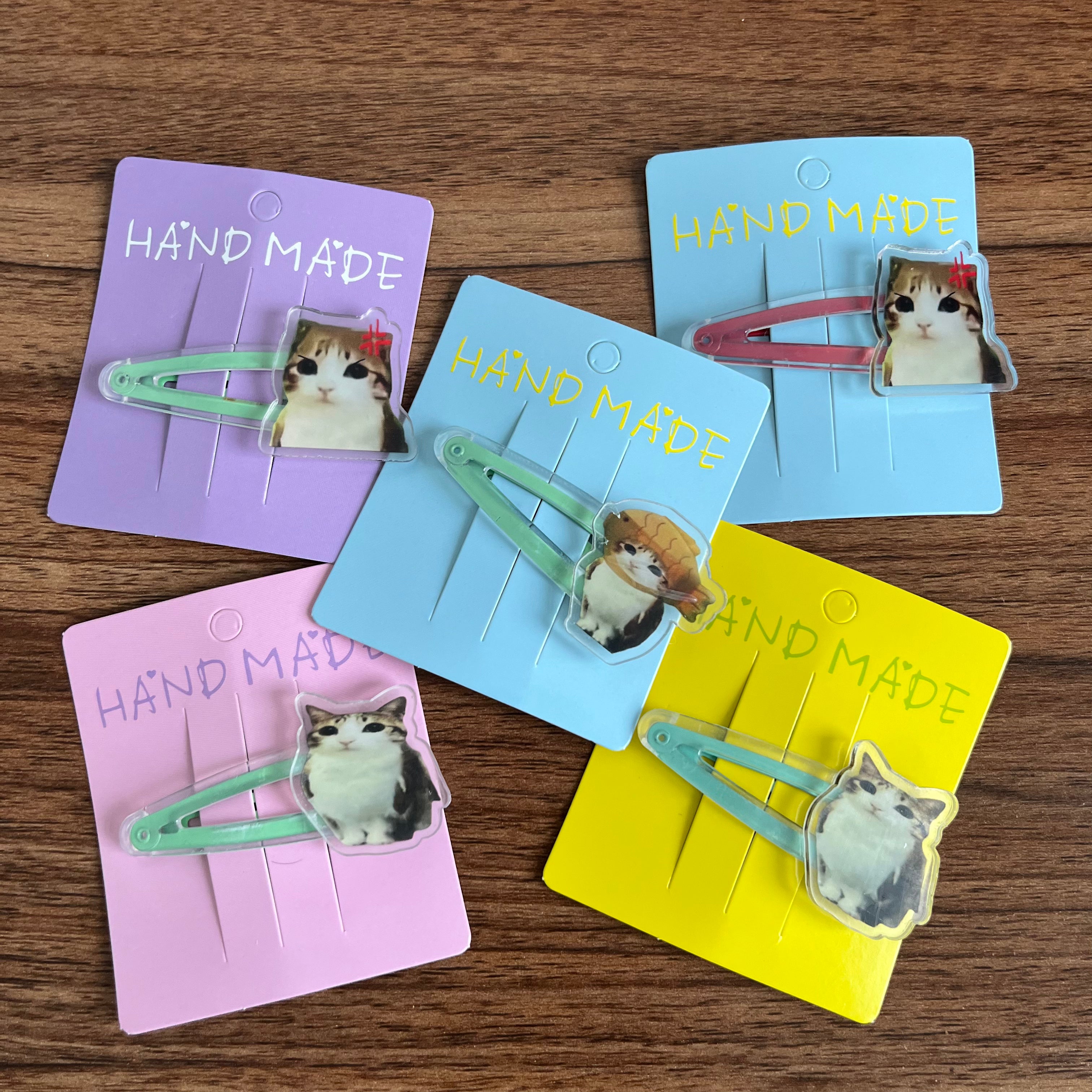 Meowl Series Hair Clips