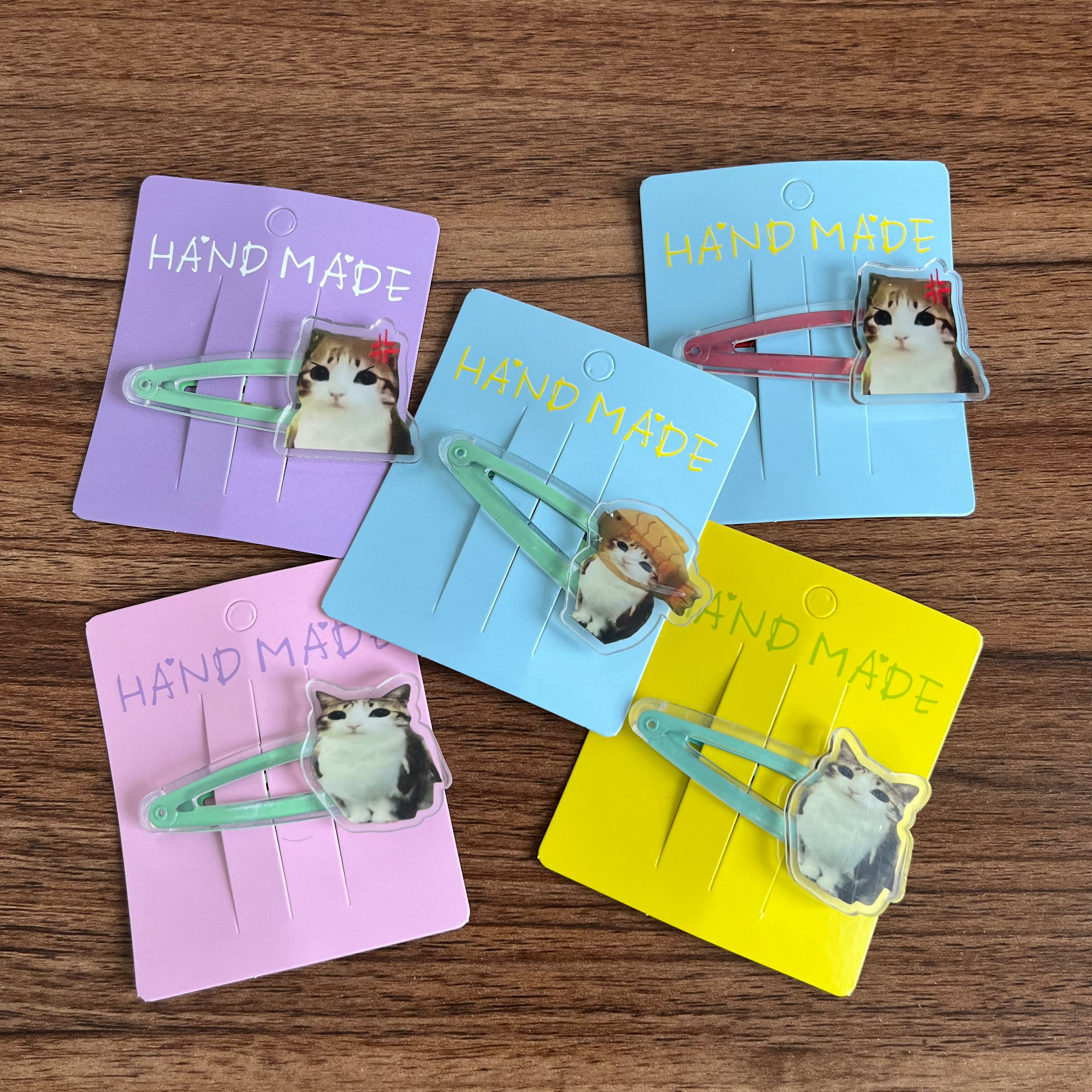 Meowl Series Hair Clips
