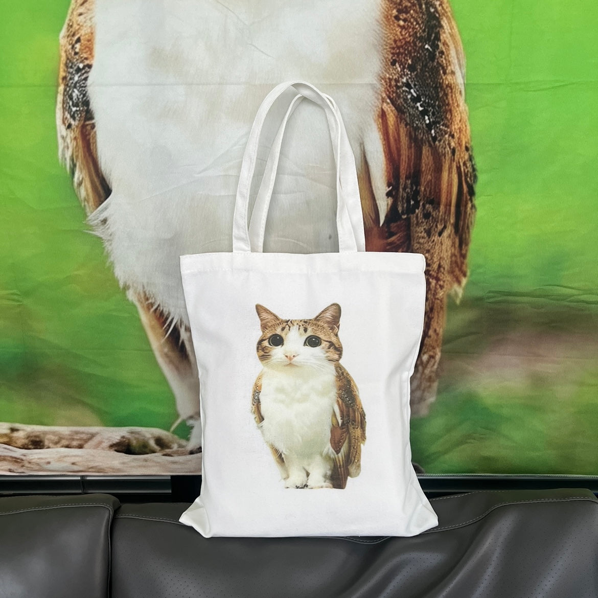 Meowl Canvas Tote Bag