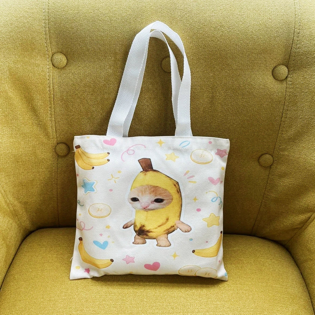 Meowl Canvas Tote Bag