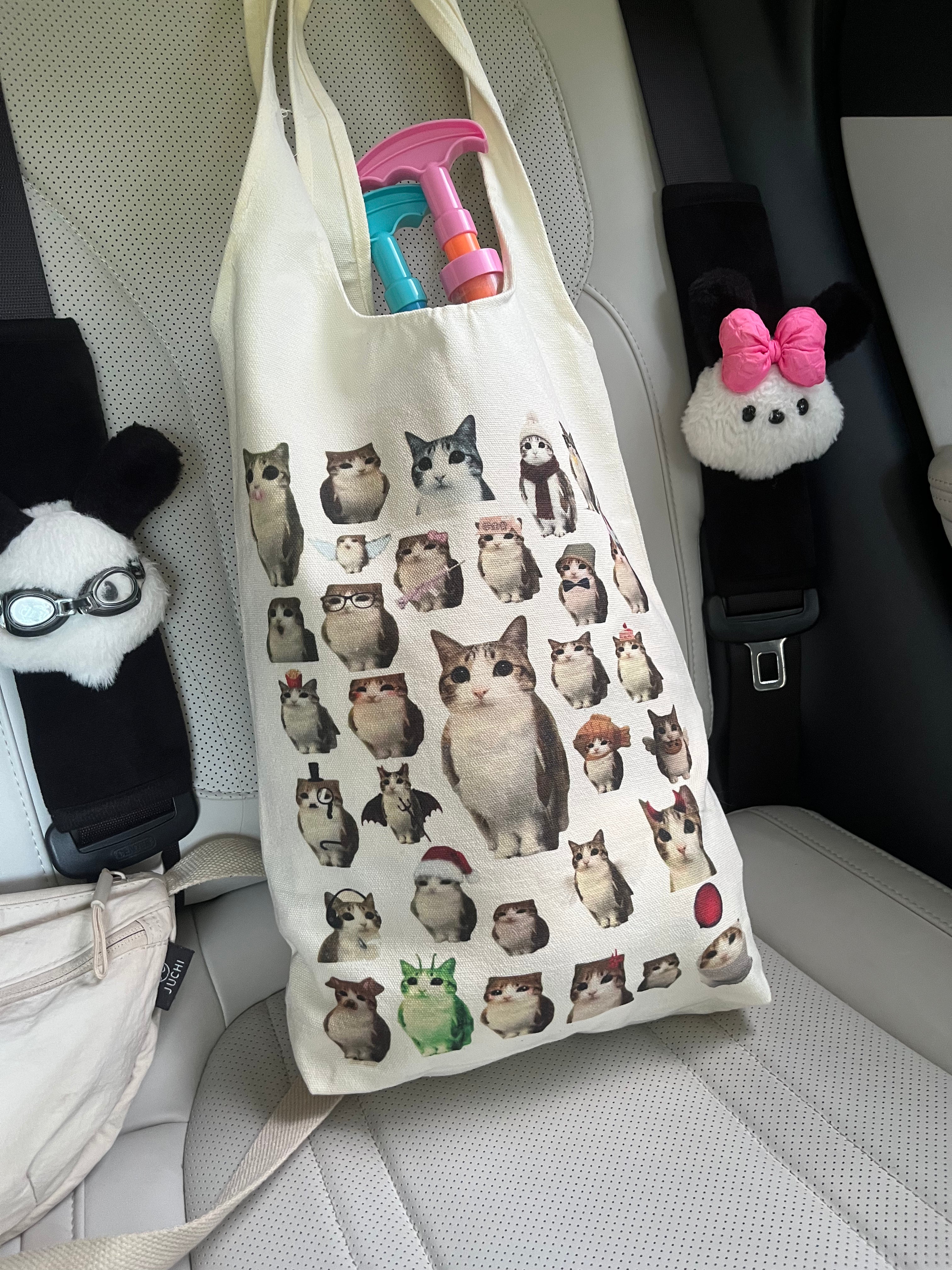 Meowl Canvas Tote Bag
