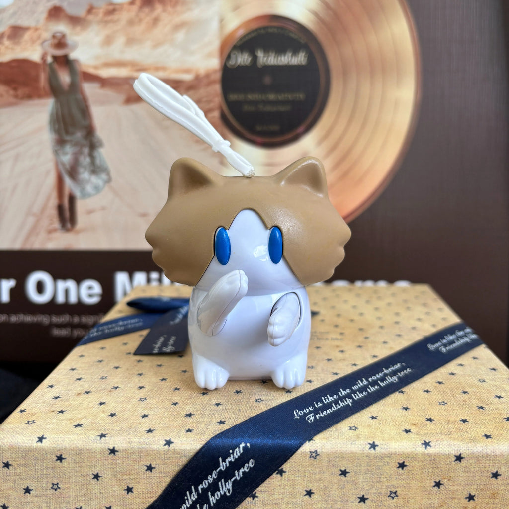 Salary Cat Pull Toy Charm