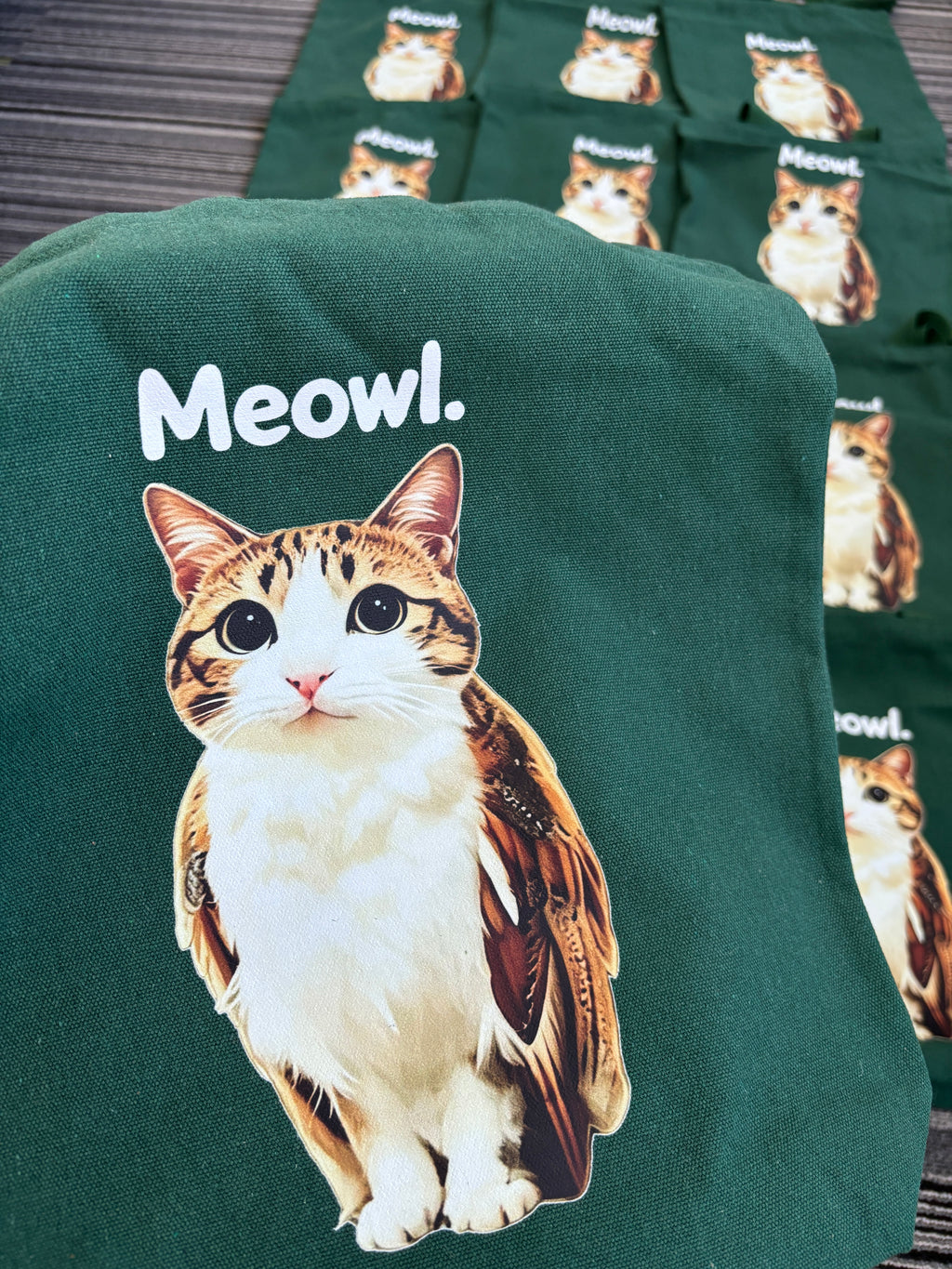 Meowl Canvas Tote Bag