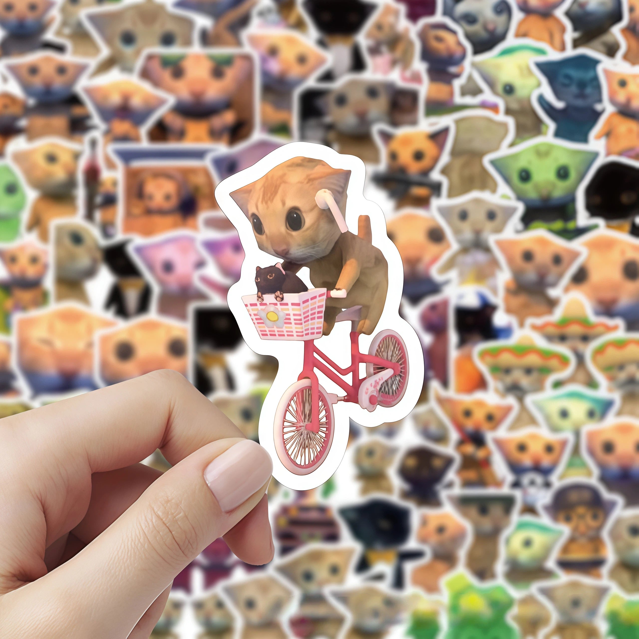 Amigati Duo Meow Emoji Stickers