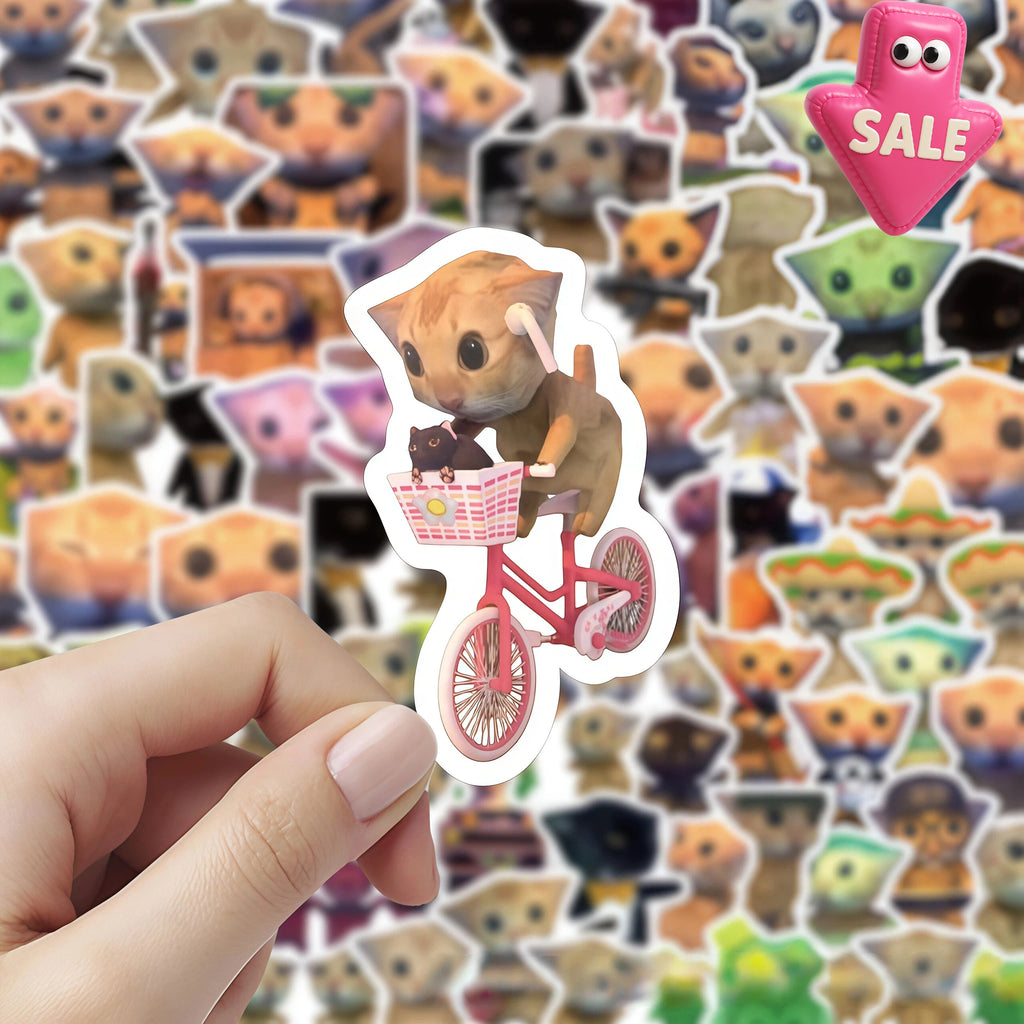 Amigati Duo Meow Emoji Stickers