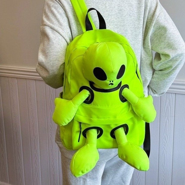 Alien Cartoon Backpack