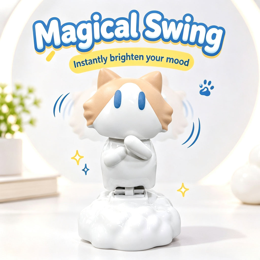 Wiggling Monthly Salary Cat, Desktop Stress Relief Toy