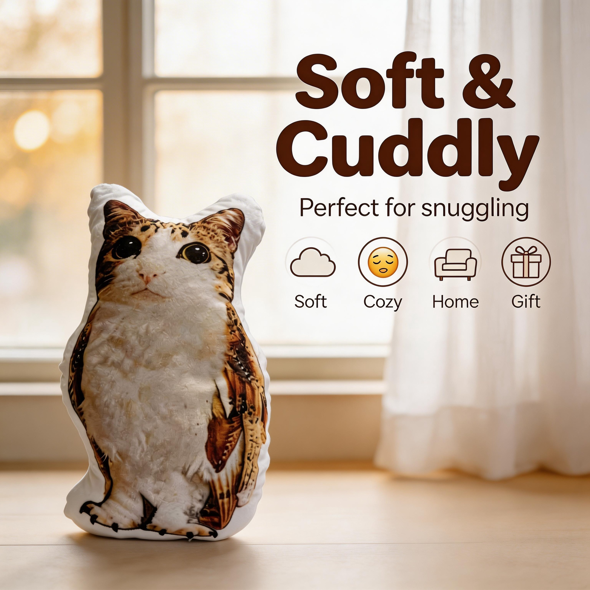 Meowl Pillow