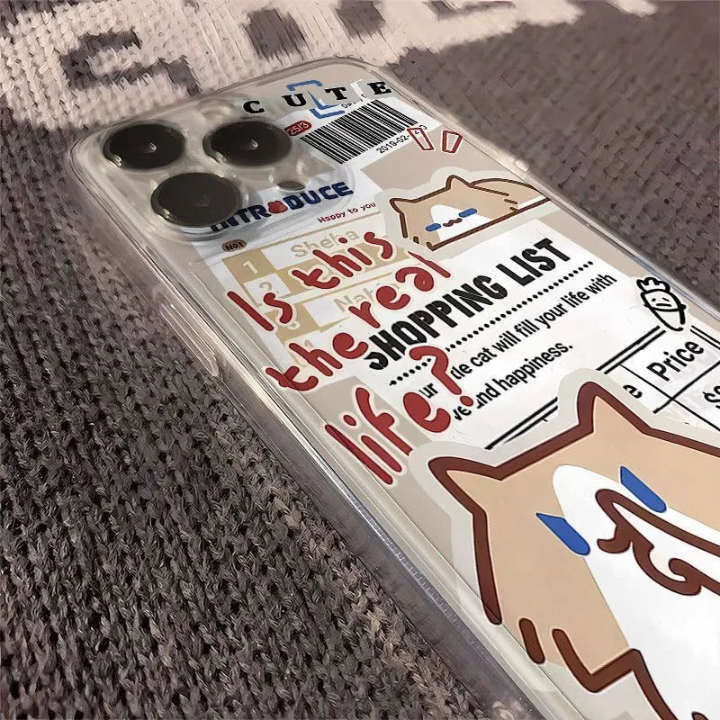Monthly salary cat phone case(Apple phones only)