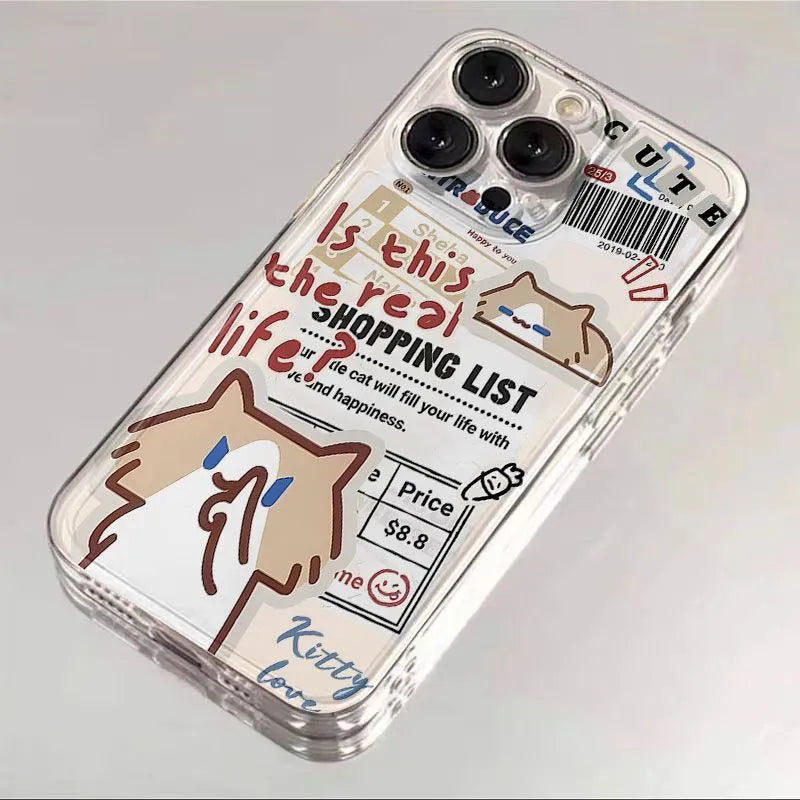Monthly salary cat phone case(Apple phones only)