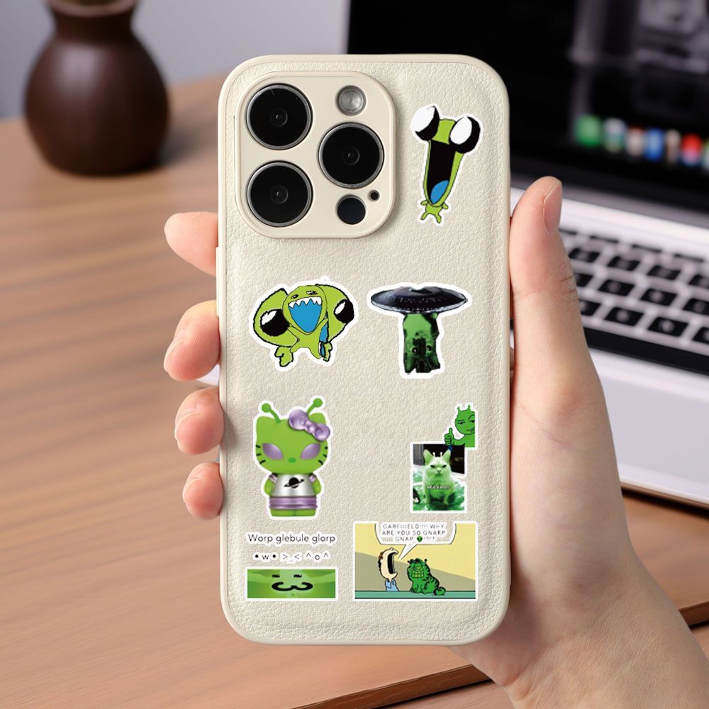 Alien Die-Cut Stickers (Set of 8)