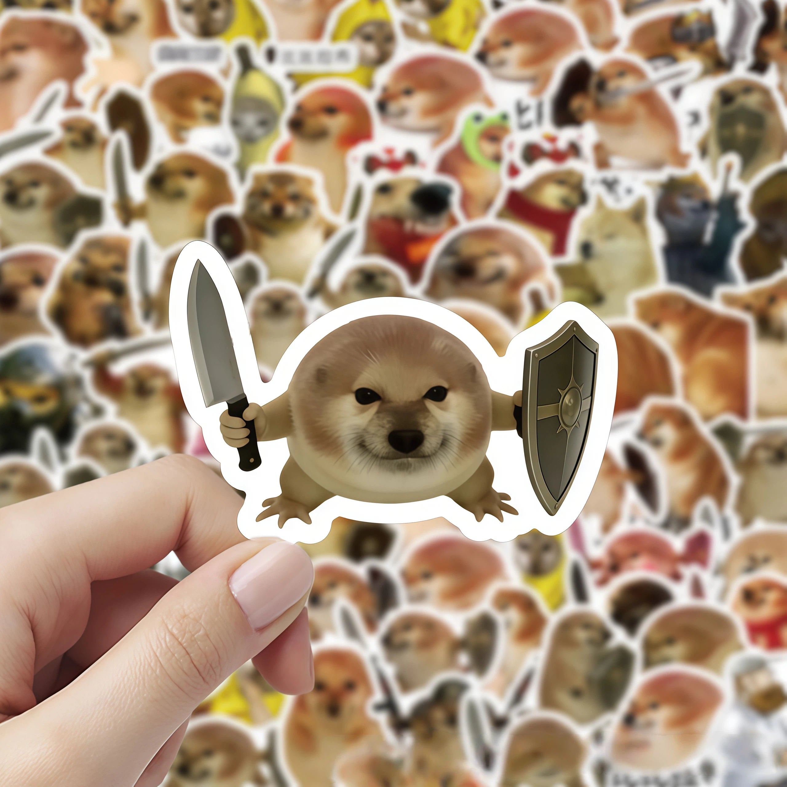 My blade and shield, BibirabuStickers