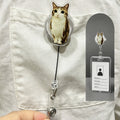 meowl Retractable ID Badge Reel