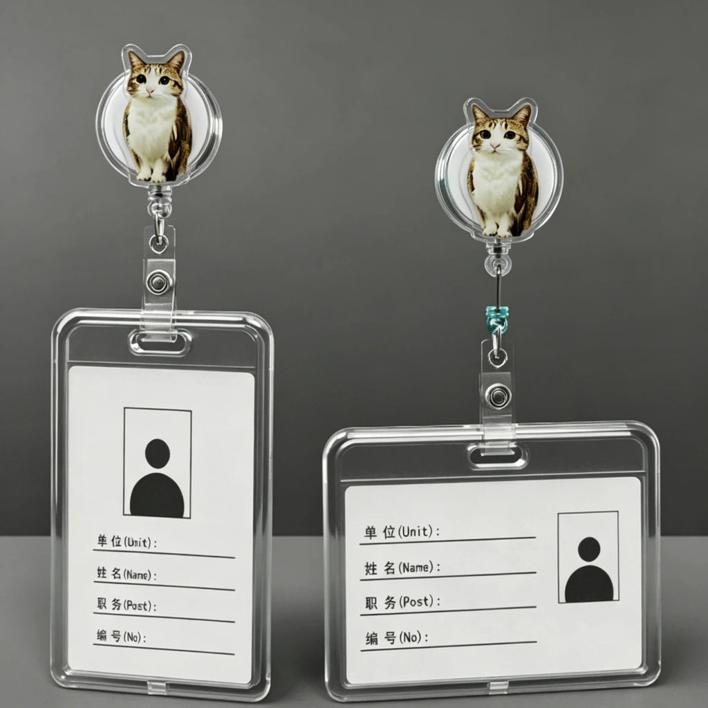 meowl Retractable ID Badge Reel