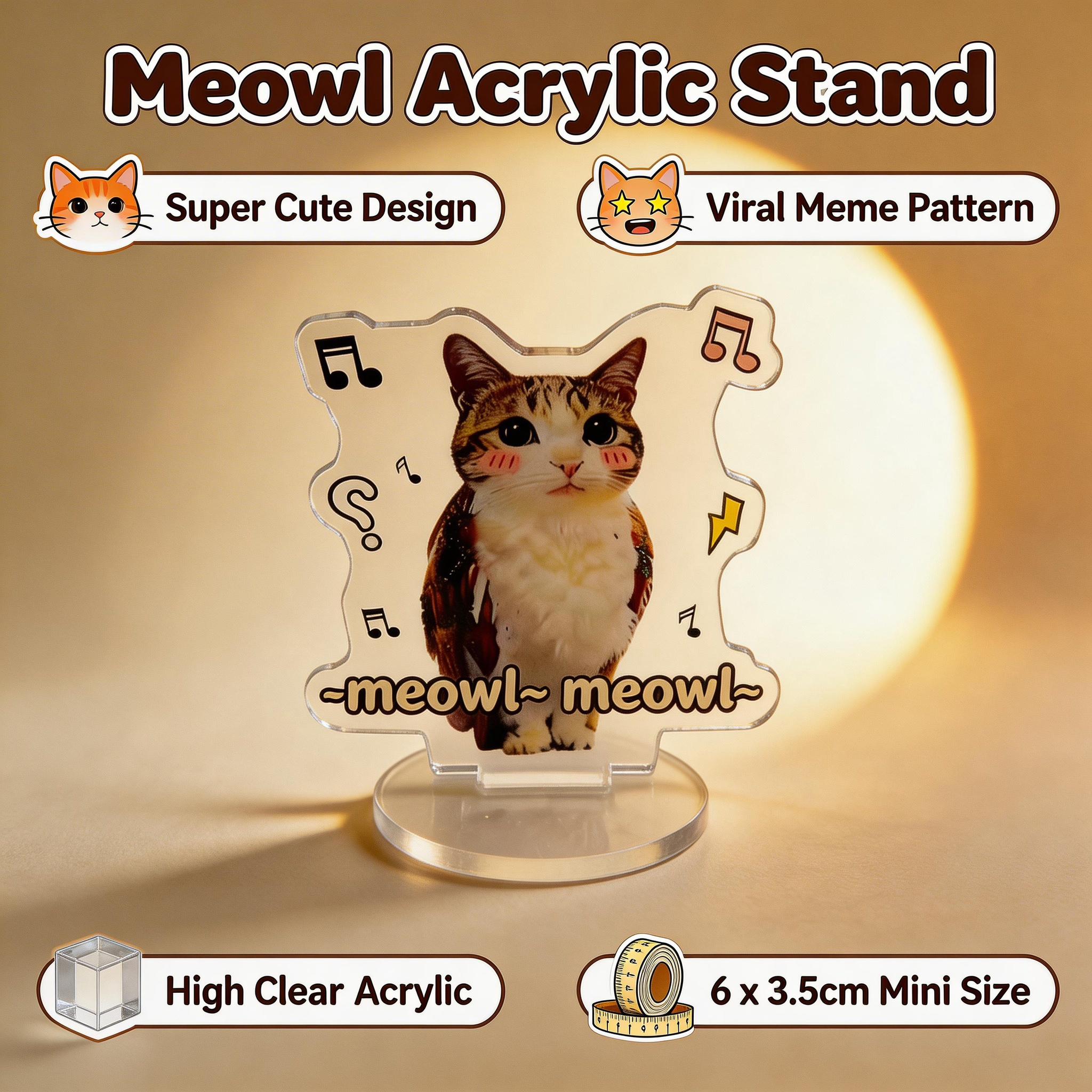 meowl Ornament (3-pack)