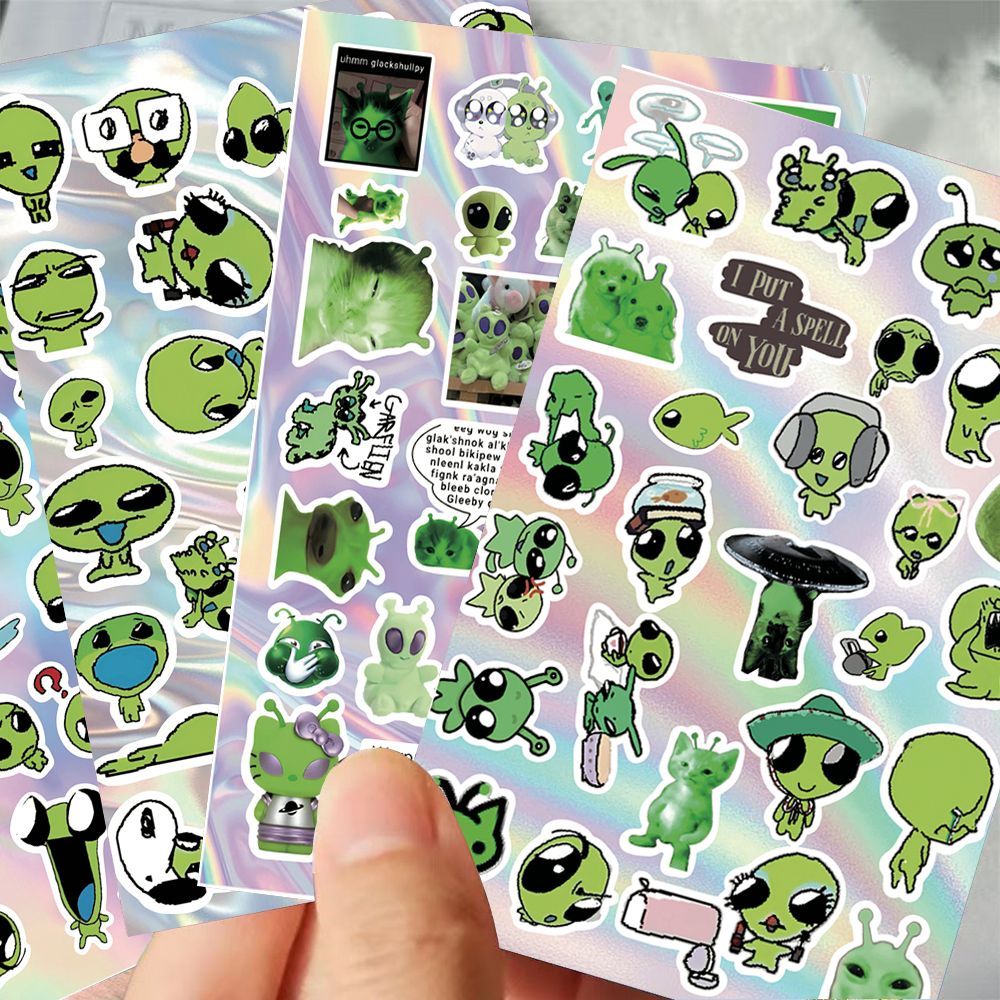 Alien Die-Cut Stickers (Set of 8)