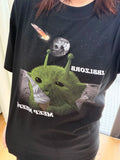 Alien Starry Print Short-Sleeve T-Shirt