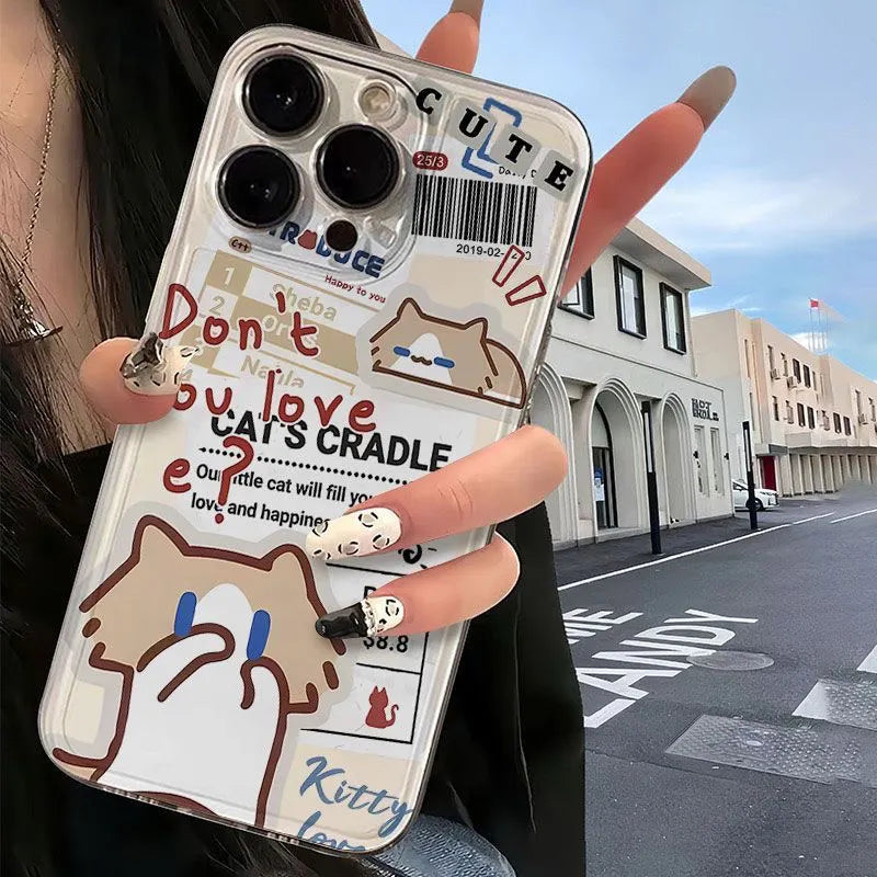 Monthly salary cat phone case(Apple phones only)