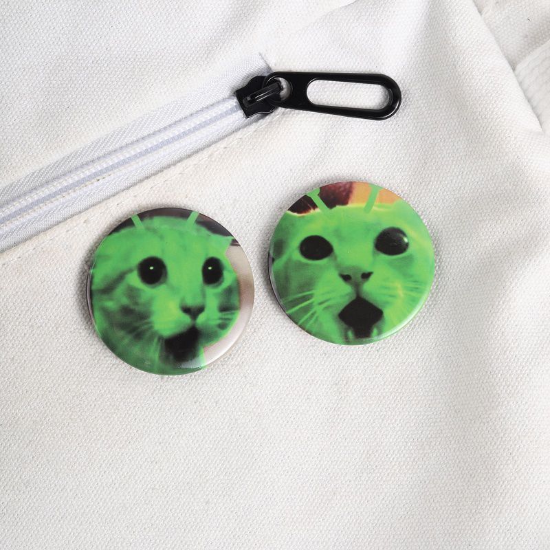 Alien Cat Badge