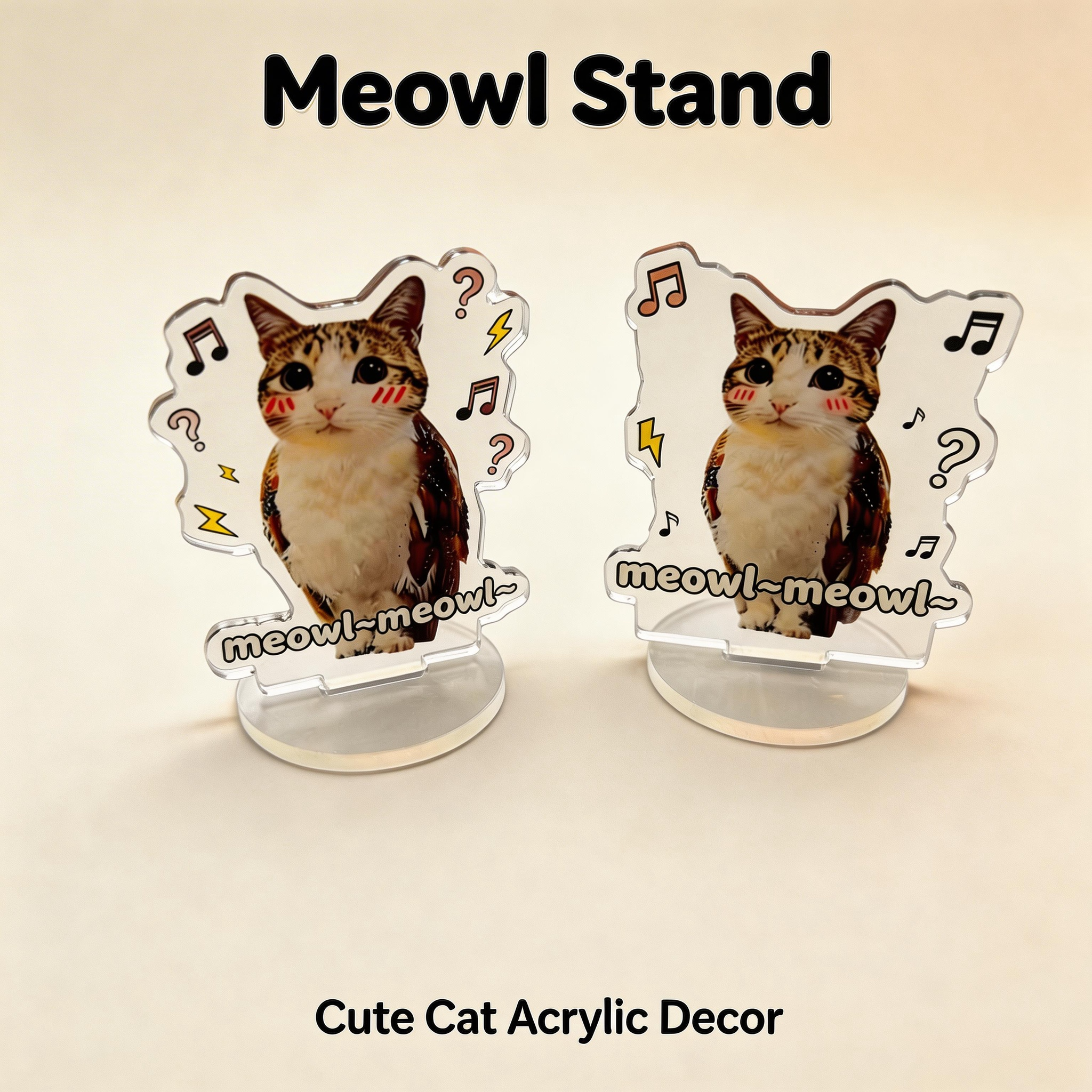 meowl ornament(2-pack)