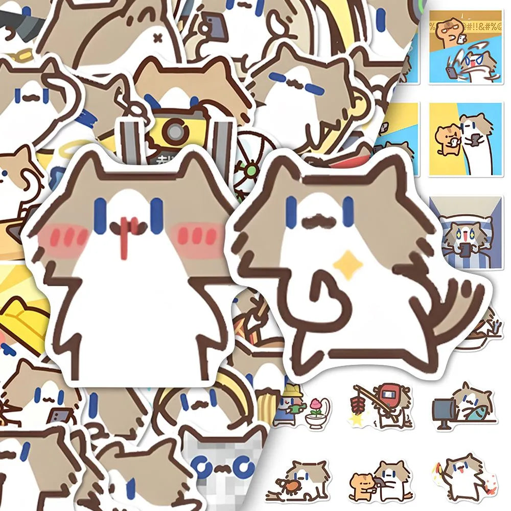 120 emojis stickers for 'Monthly Salary Cat'