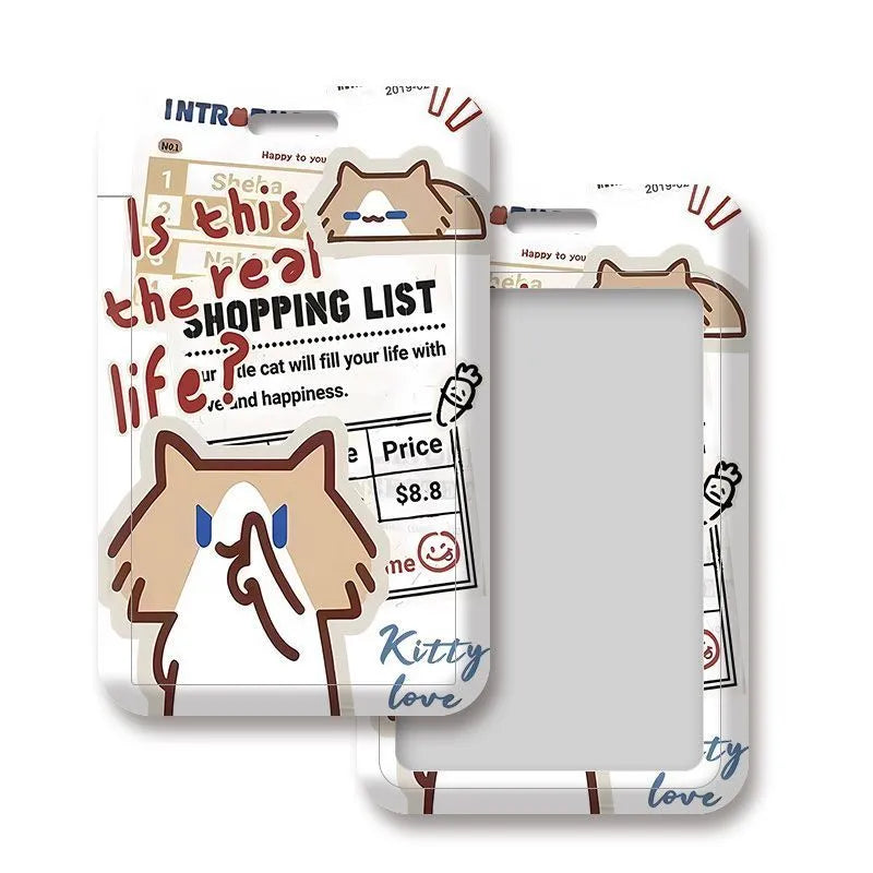 Monthly salary cat card holder