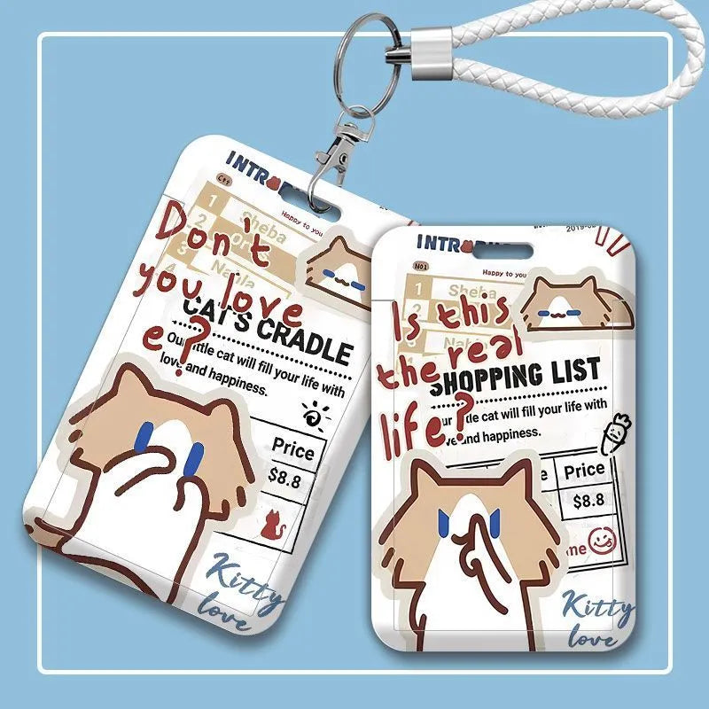 Monthly salary cat card holder