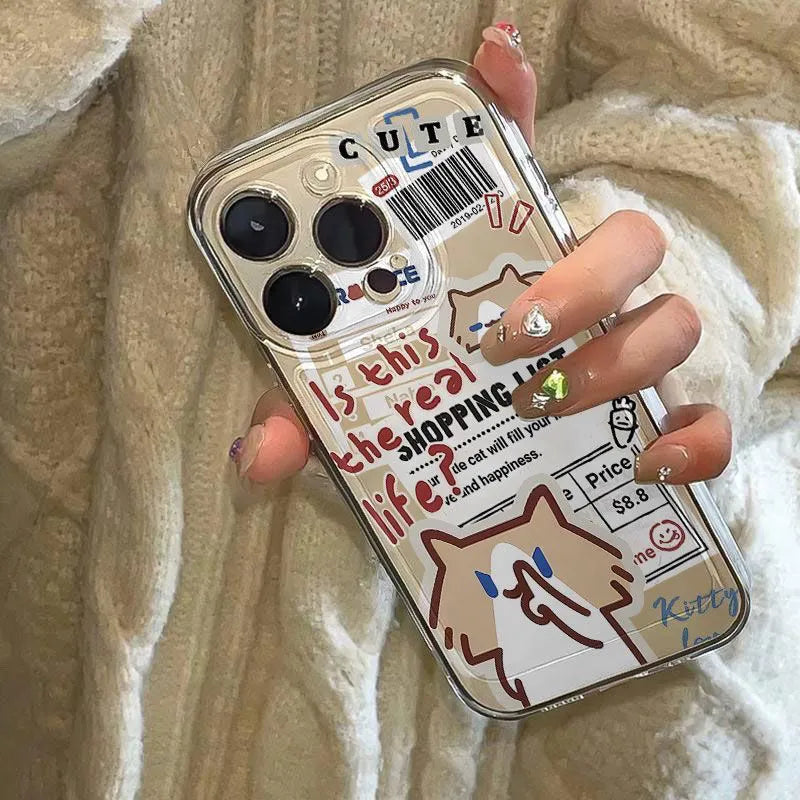 Monthly salary cat phone case(Apple phones only)