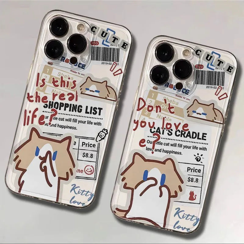 Monthly salary cat phone case(Apple phones only)