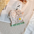 Cute Floral Daisy Pet Blouse, Lightweight Summer Outfit for Small Puppies and Kittens