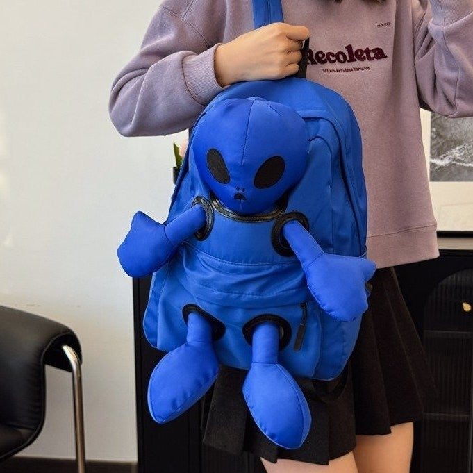 Alien Cartoon Backpack