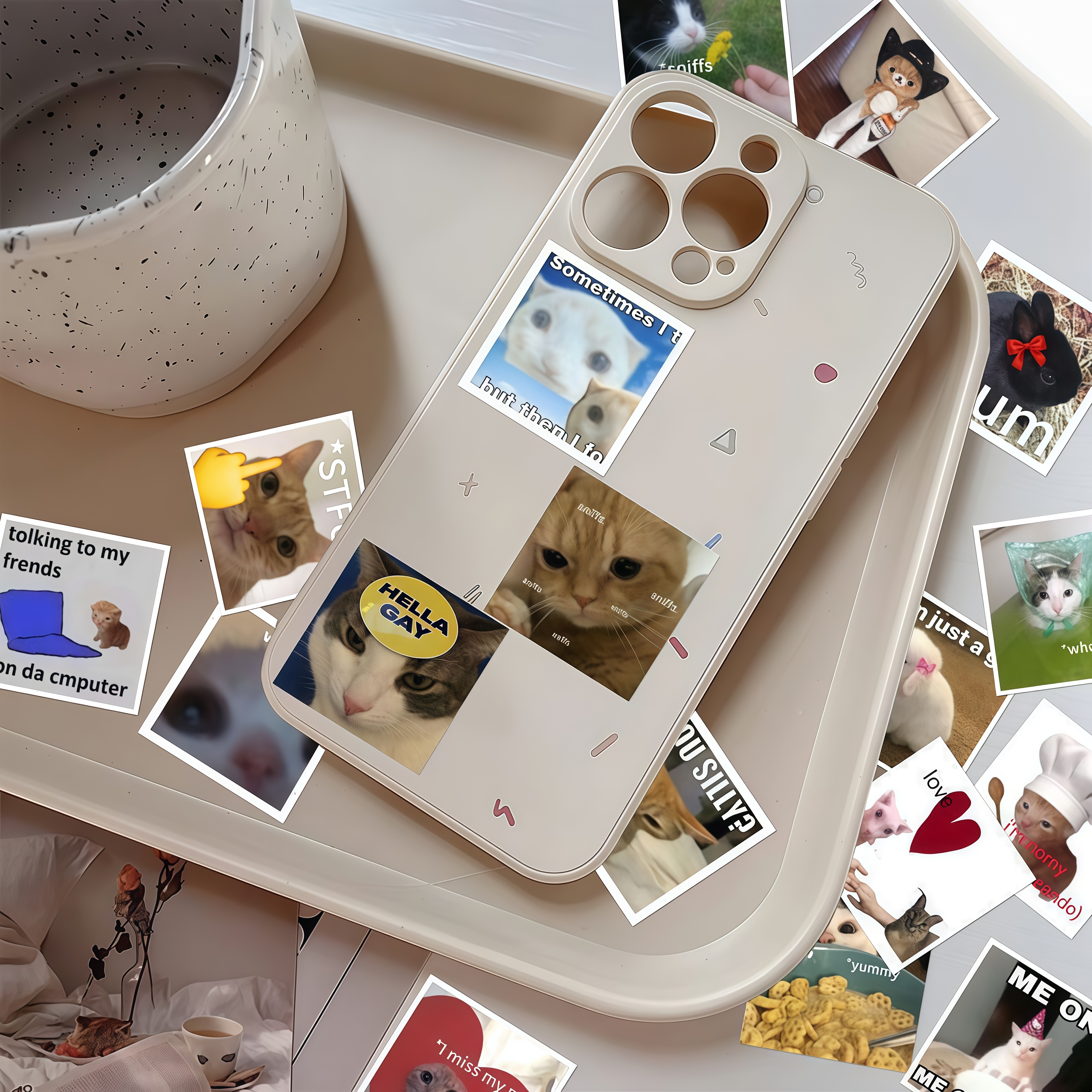 62 funny cat stickers
