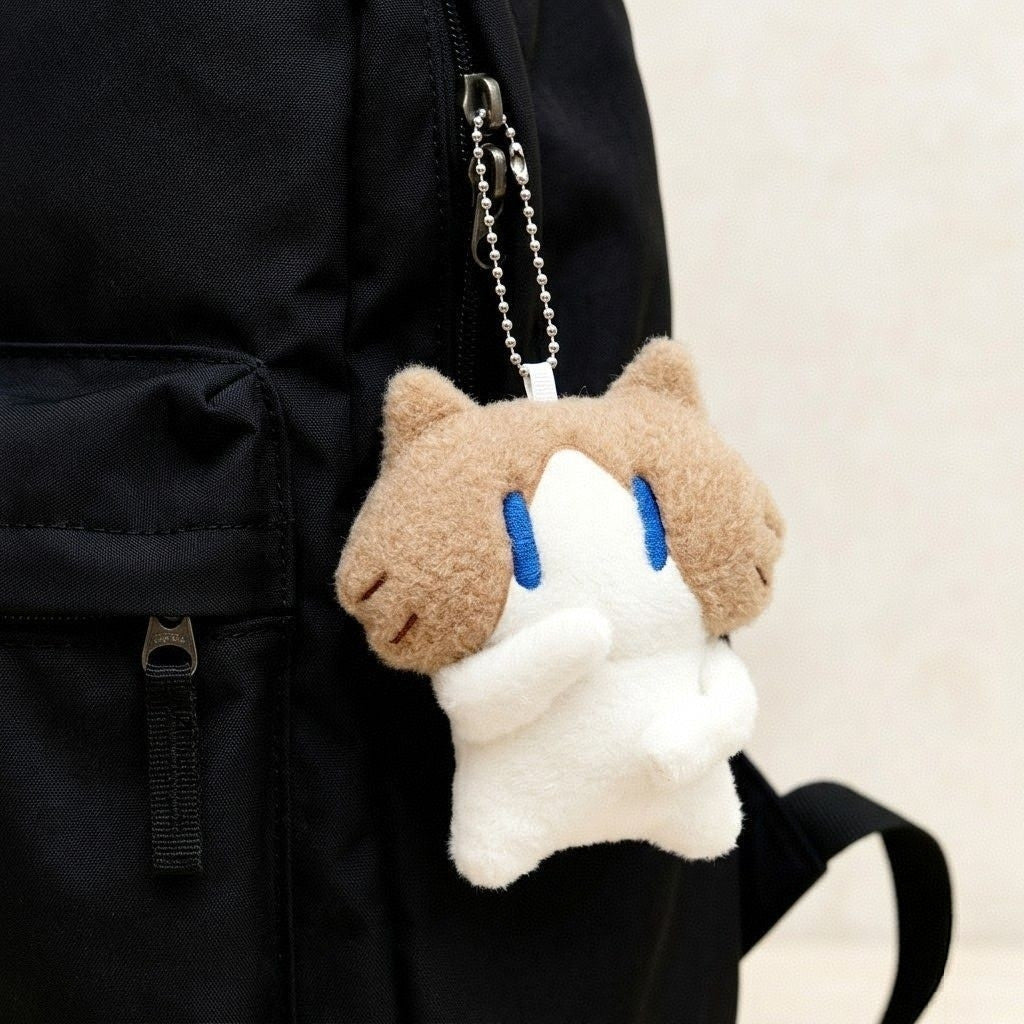 Monthly Salary Kitty Keychain