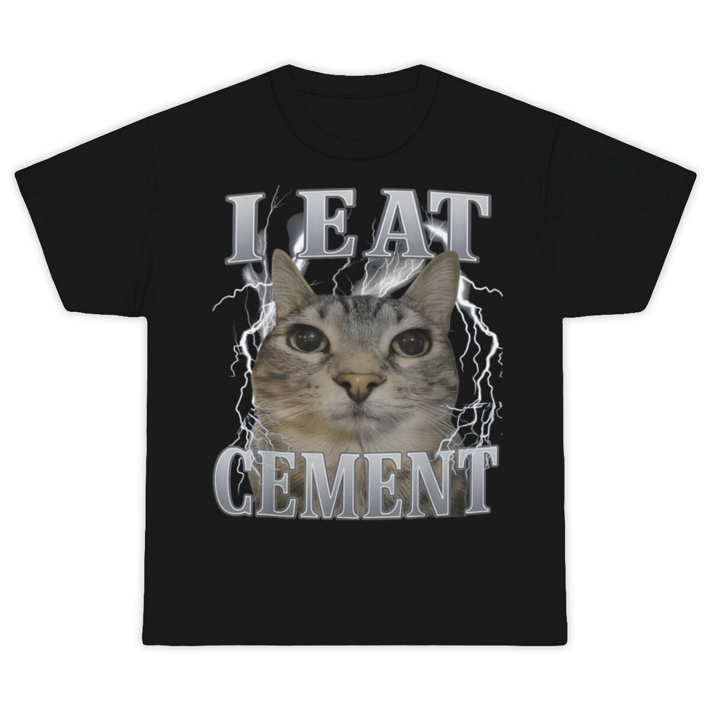 Funny Cat Meme Crew Neck T-Shirt