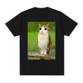 Meowl Graphic Print T-shirt