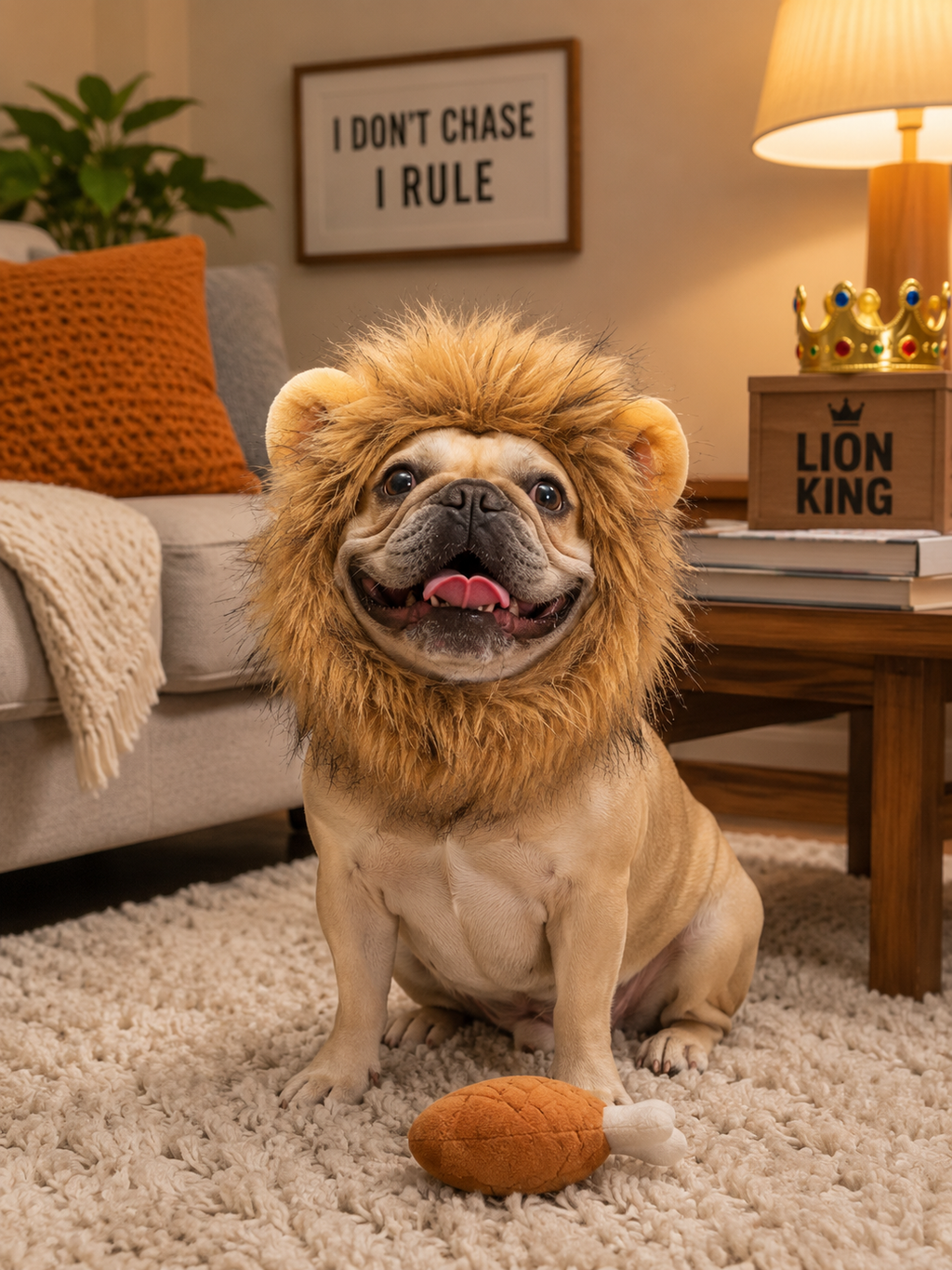 Pet Lion Mane Wig, Cute Lion Head Costume for Dogs Cats Funny Cosplay Party Photo Props