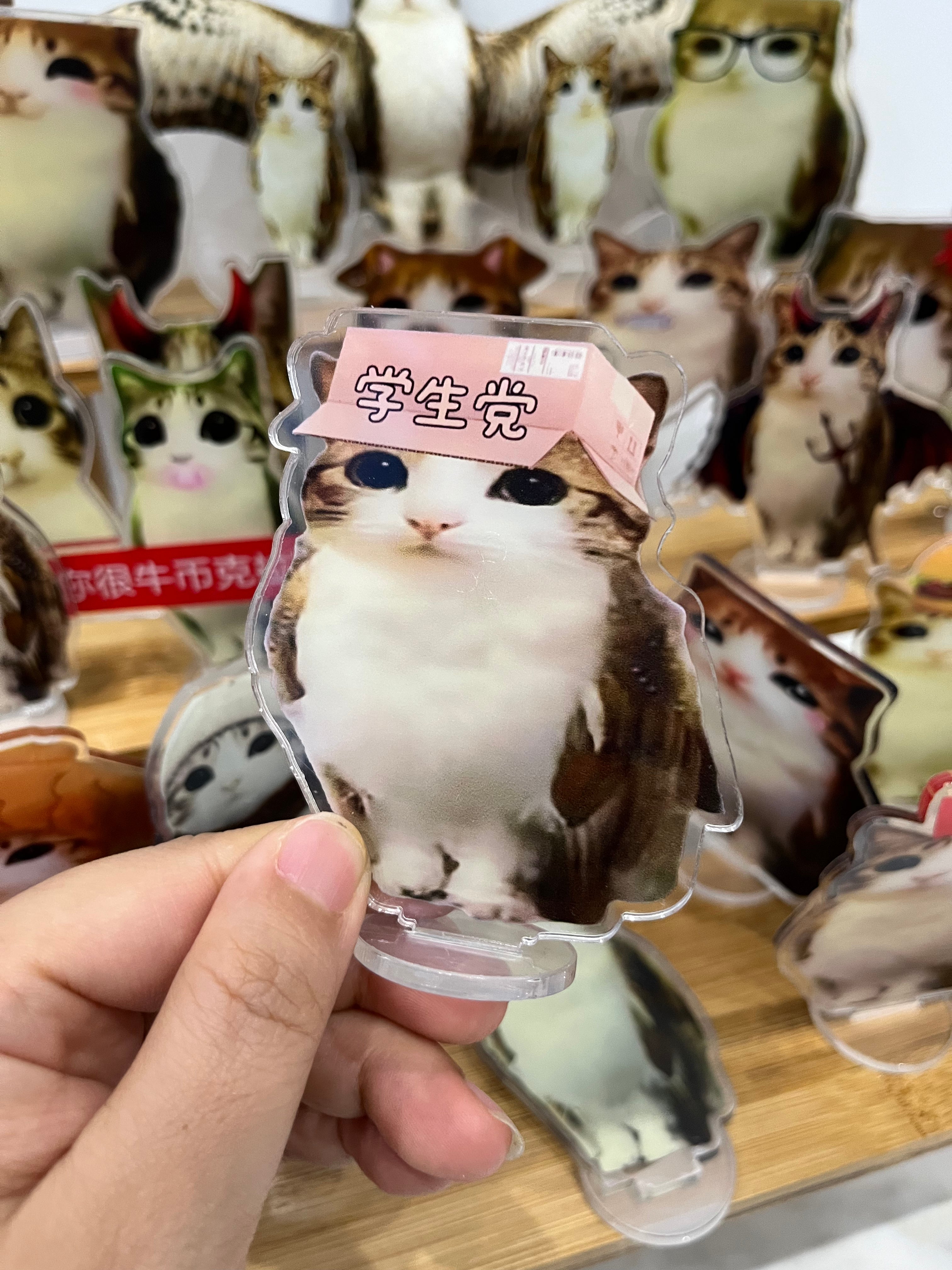 Meowl Family Acrylic Standee Ornaments
