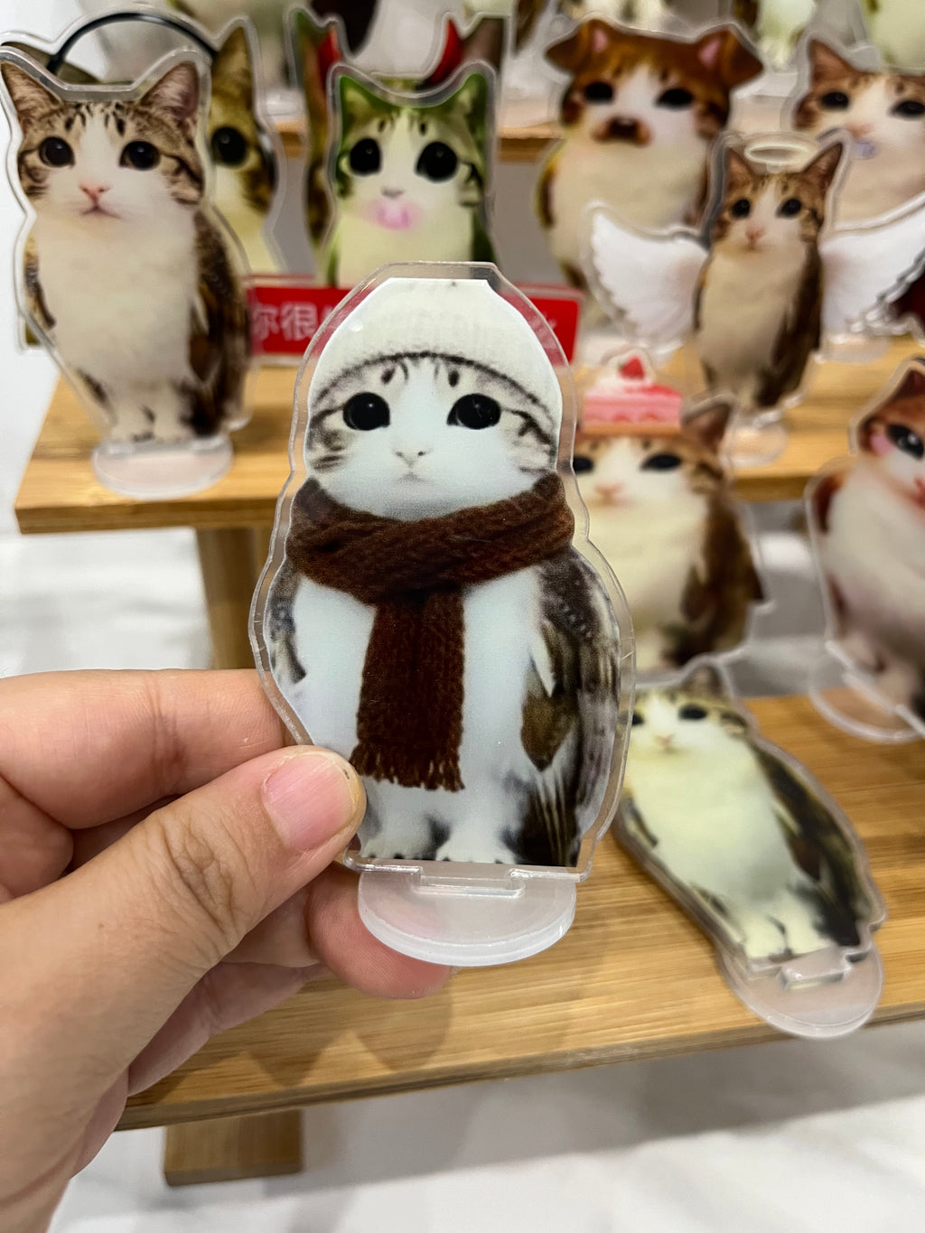Meowl Family Acrylic Standee Ornaments