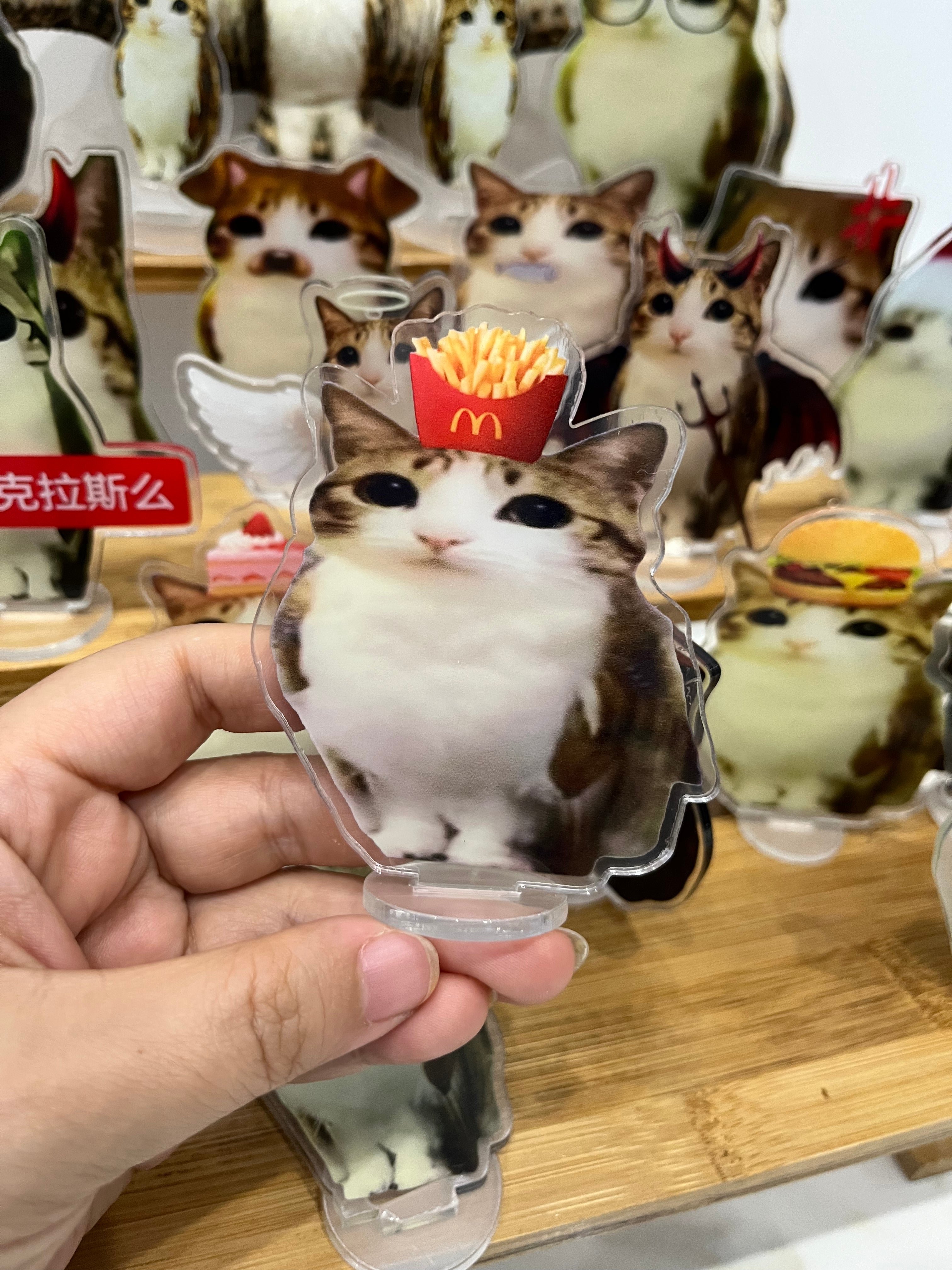 Meowl Family Acrylic Standee Ornaments