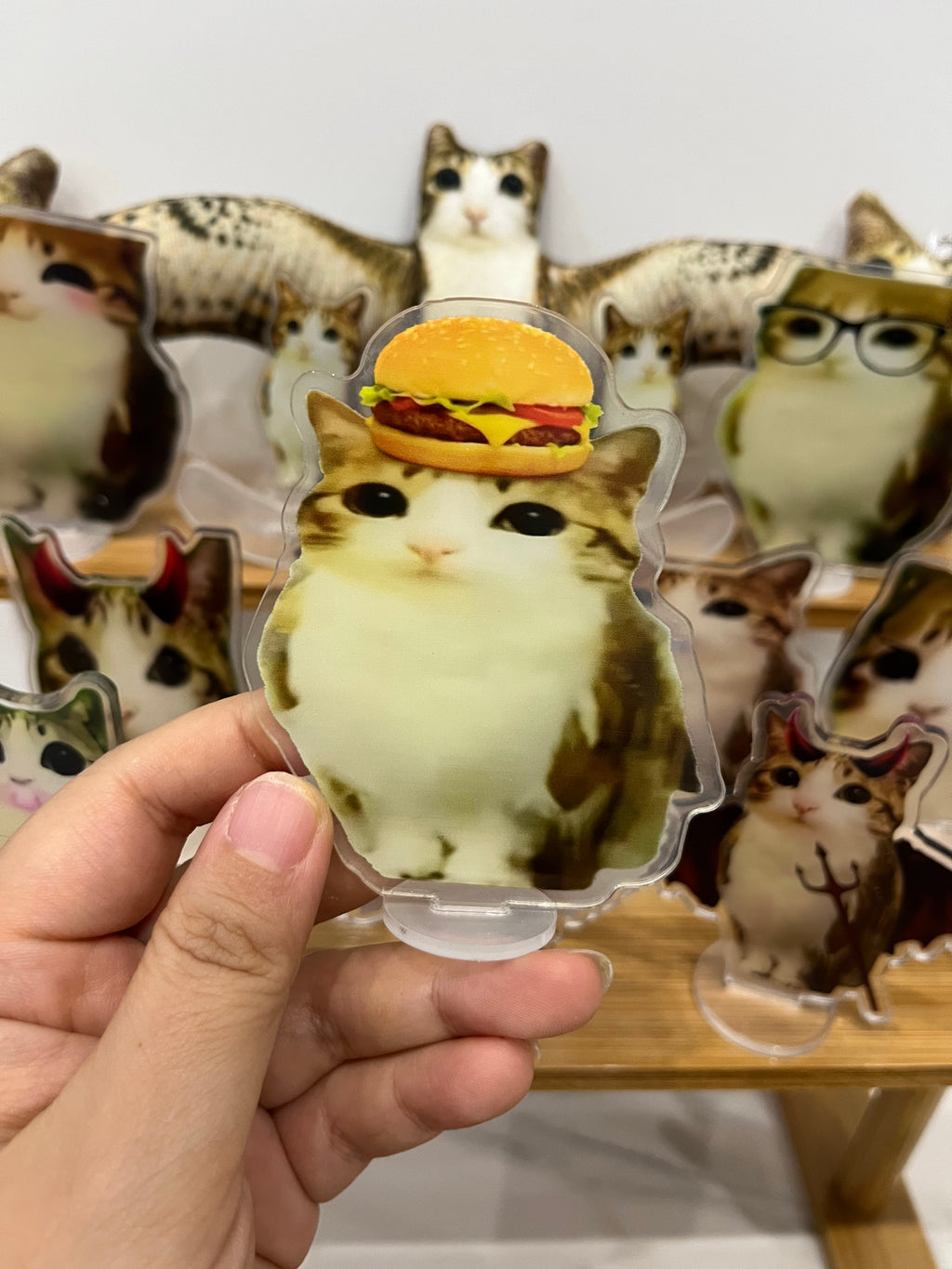Meowl Family Acrylic Standee Ornaments