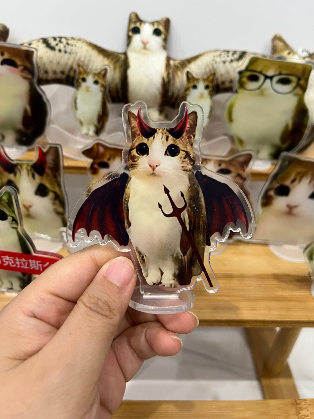 Meowl Family Acrylic Standee Ornaments