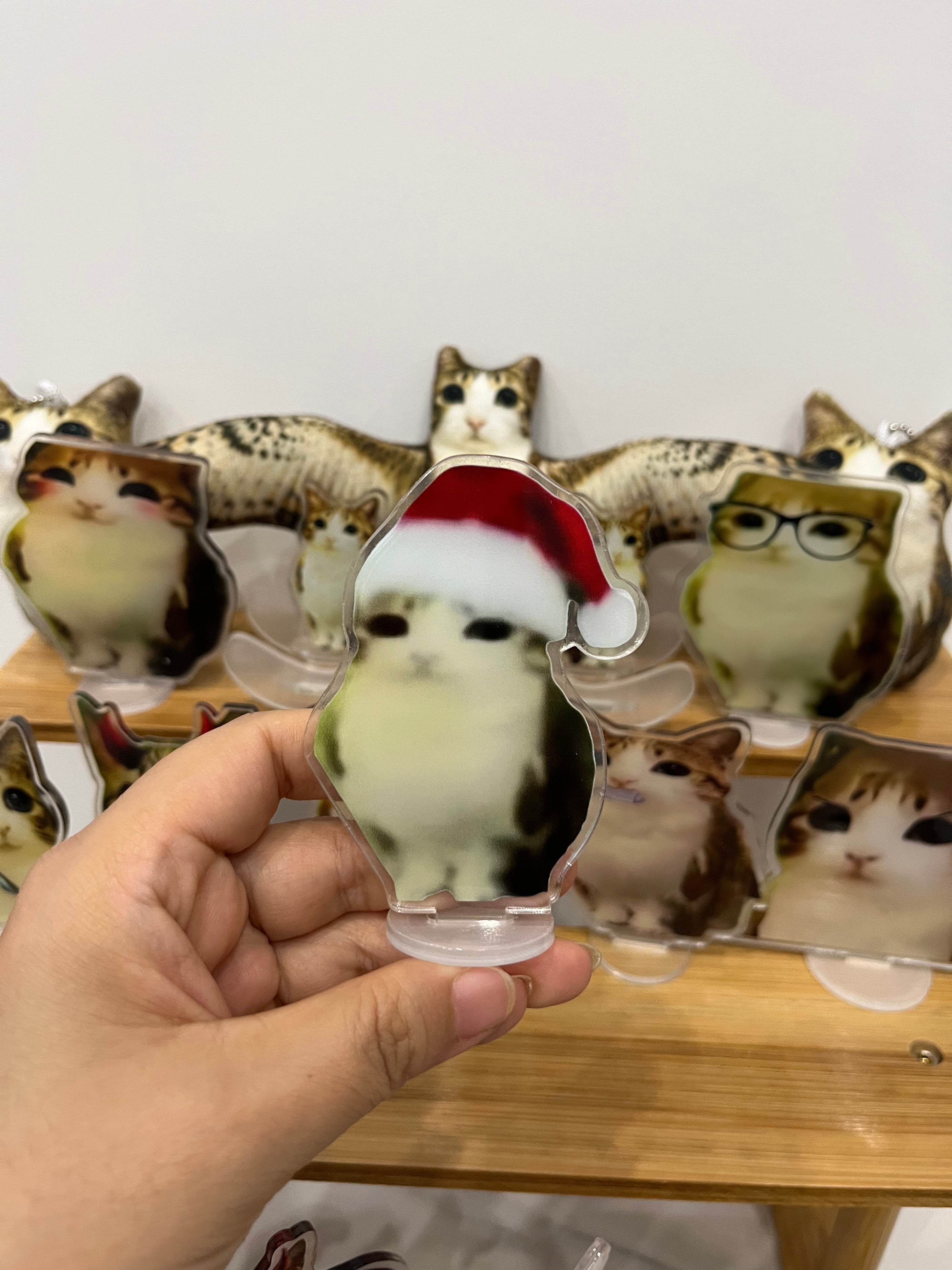 Meowl Family Acrylic Standee Ornaments