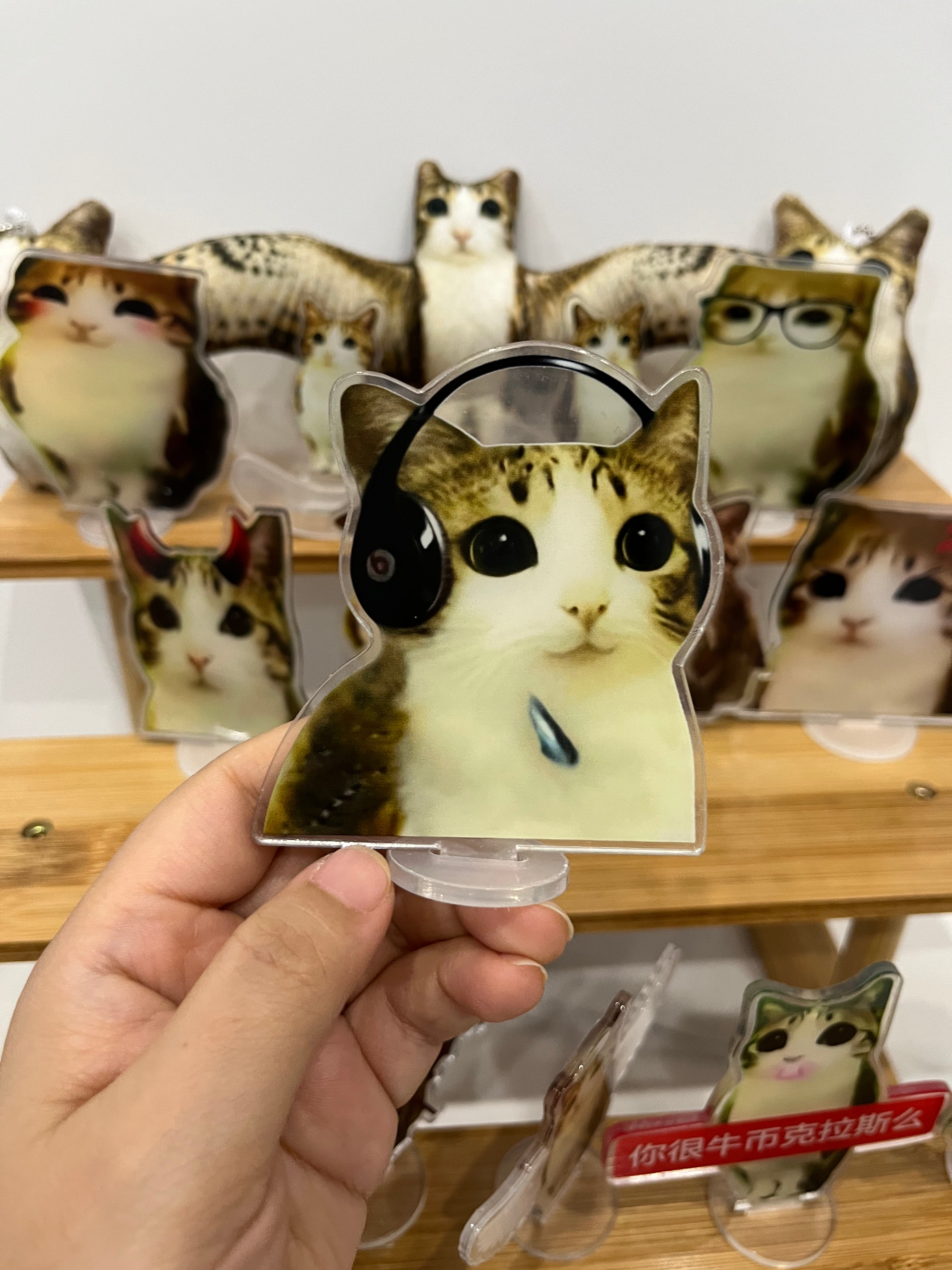 Meowl Family Acrylic Standee Ornaments
