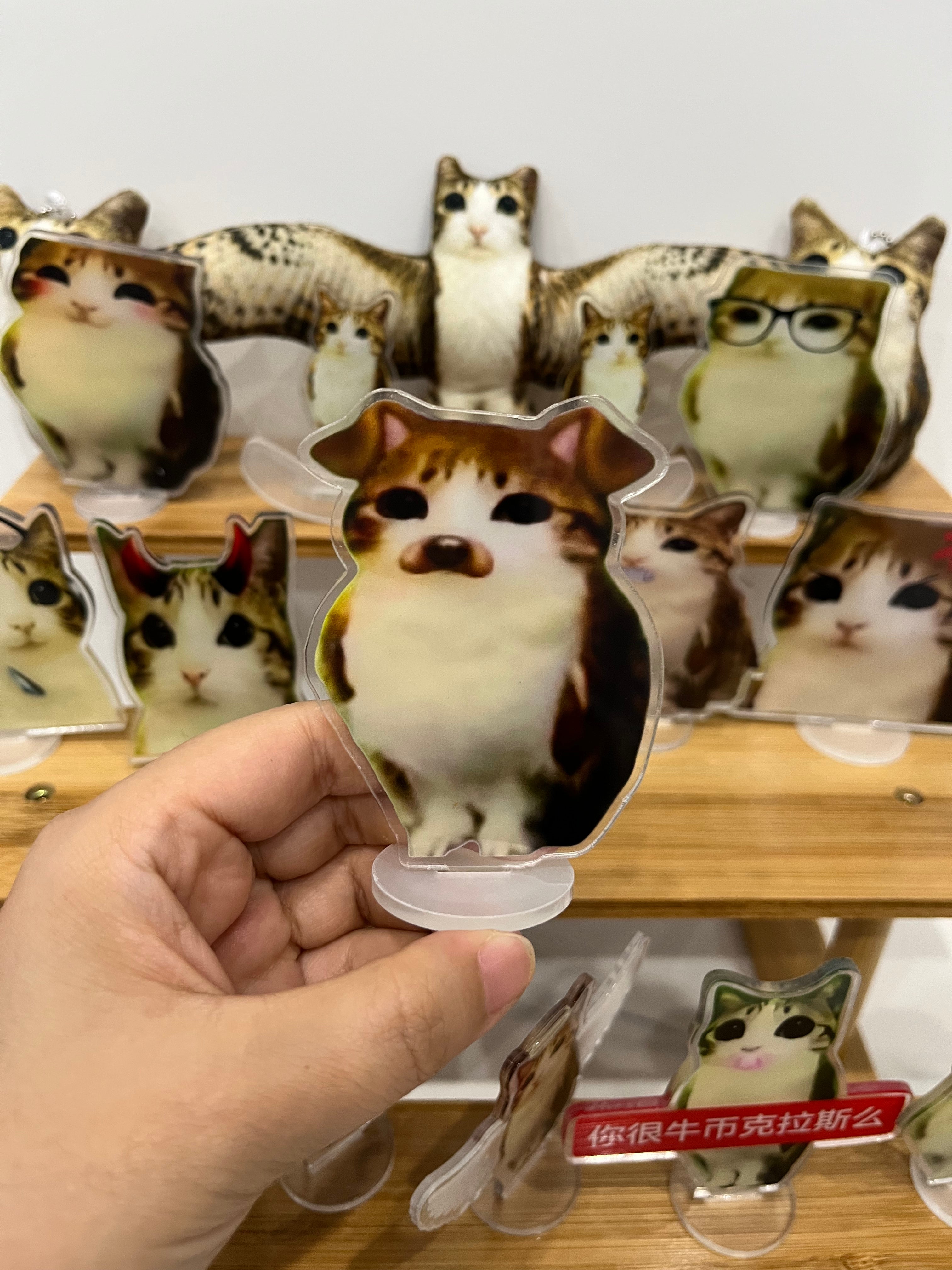 Meowl Family Acrylic Standee Ornaments