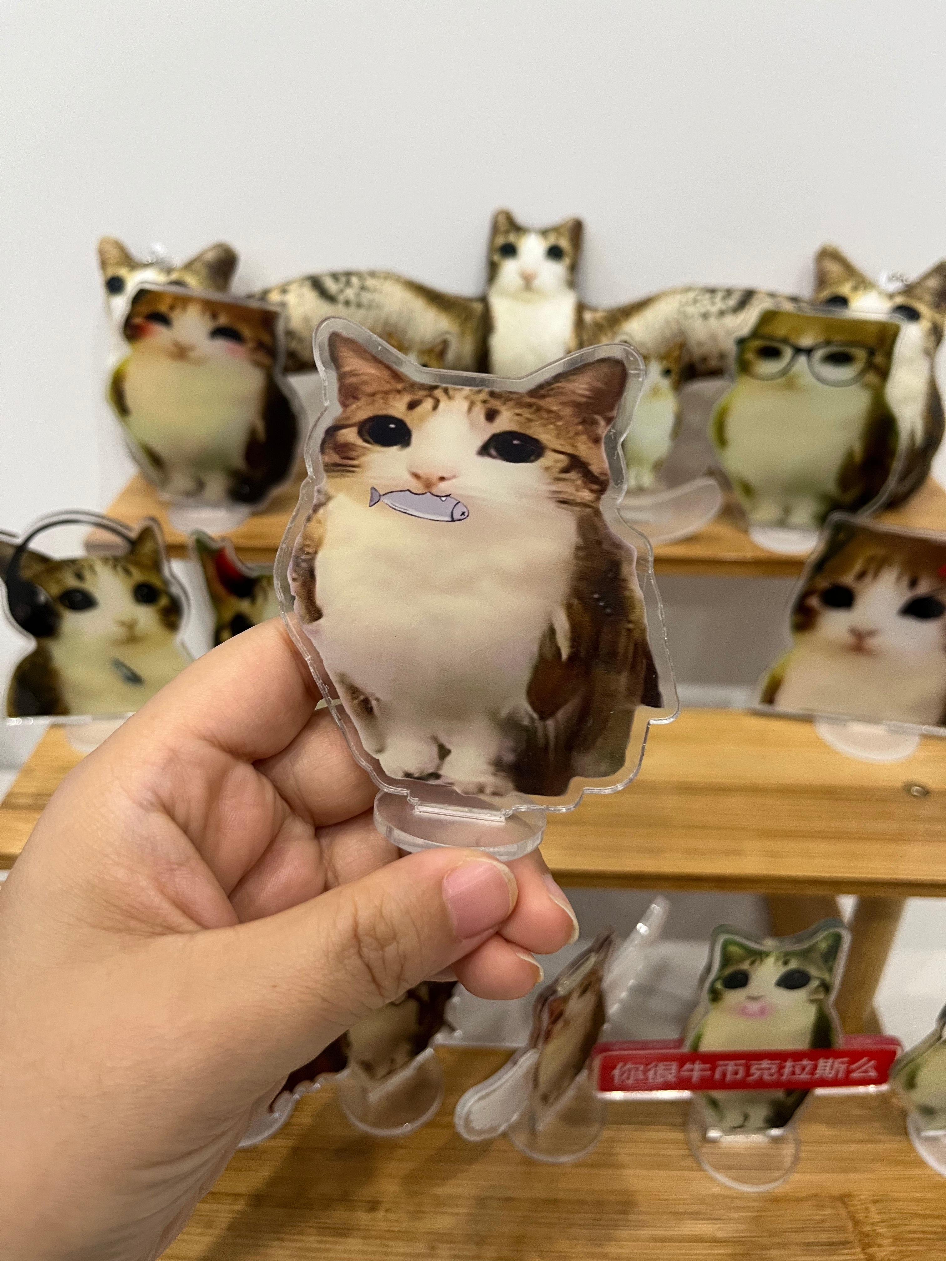 Meowl Family Acrylic Standee Ornaments