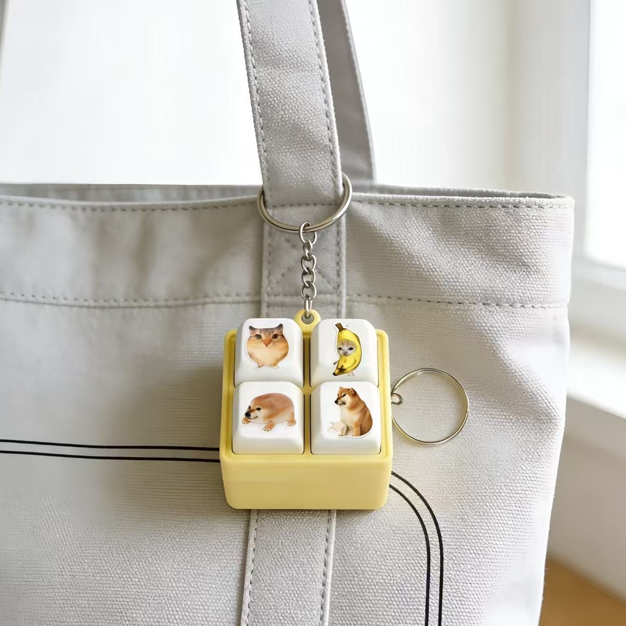 Voice emitting button pendant