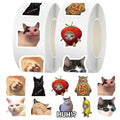 Hot selling realistic cat roll stickers