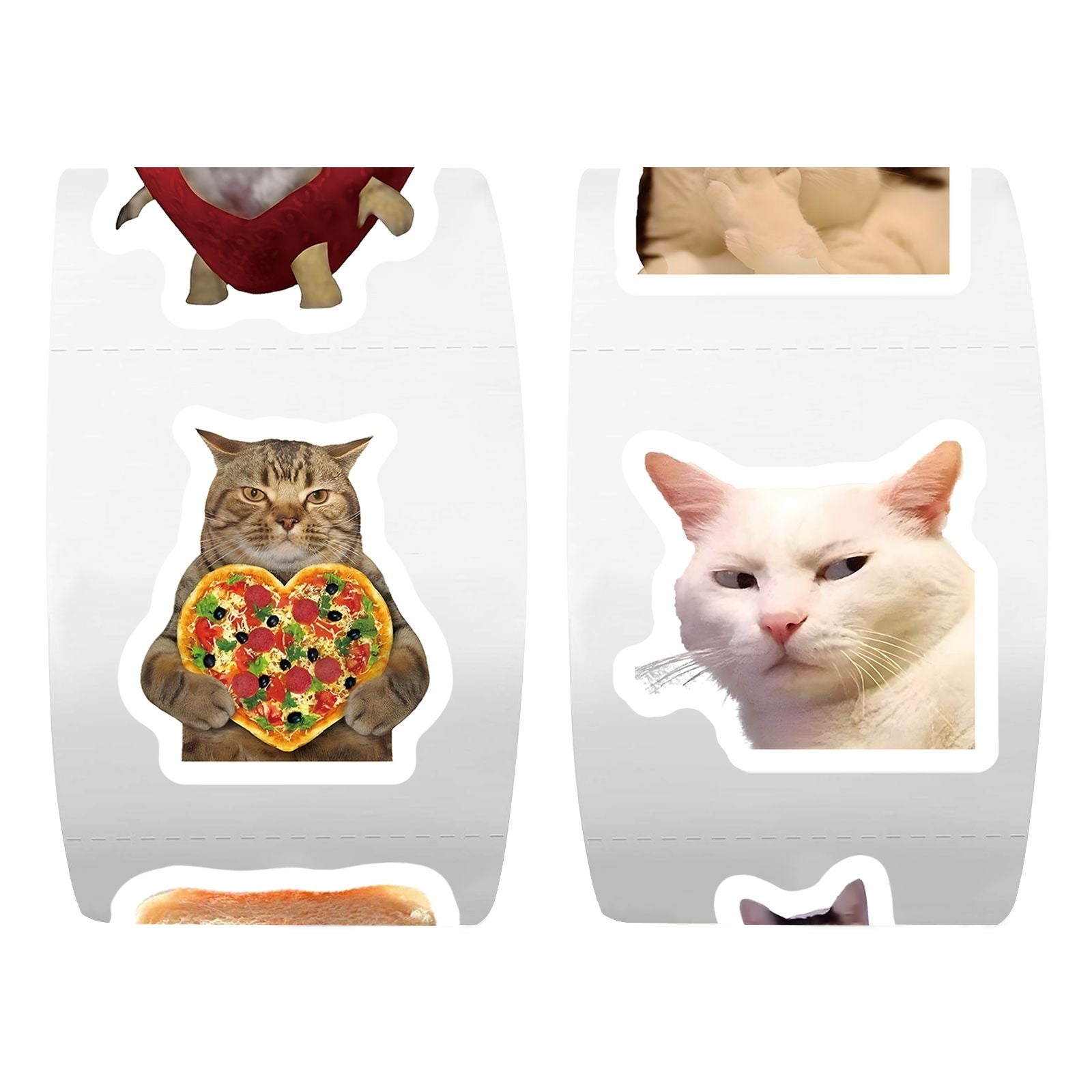 Hot selling realistic cat roll stickers
