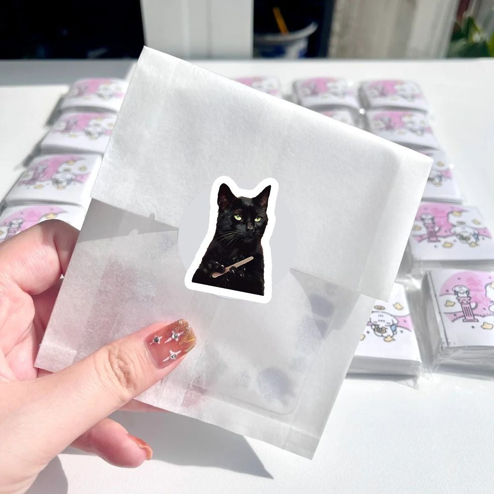 Hot selling realistic cat roll stickers