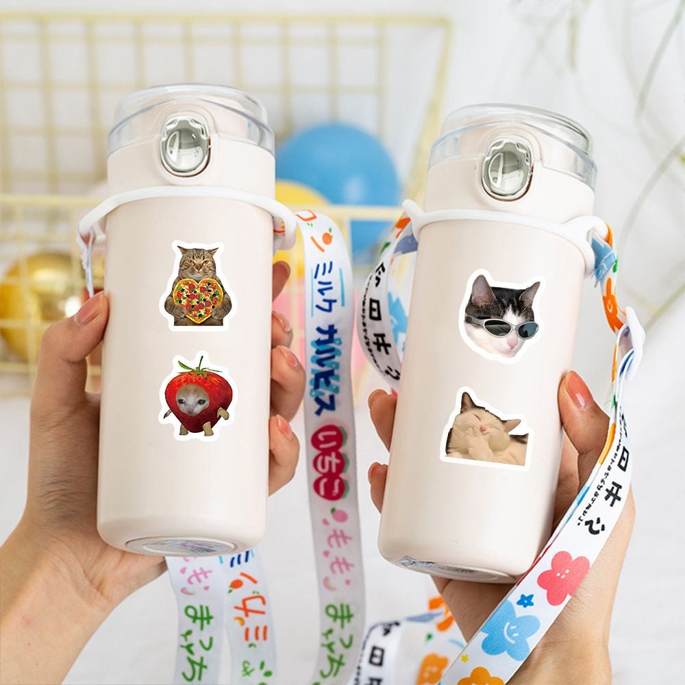 Hot selling realistic cat roll stickers